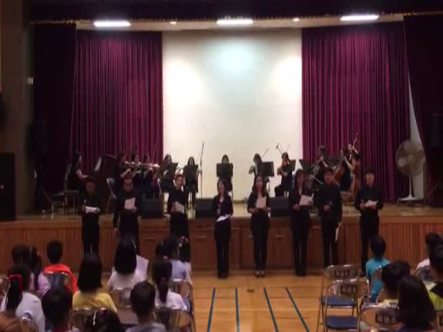군산 옥봉초등학교 작은 음악회 : 옥봉초 교가